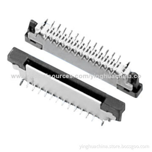 FPC/FFC Connectors, 0.5mm Pitch, Vertical Reverse Contact SMT, 04-50 Contact, 0.4A/50V